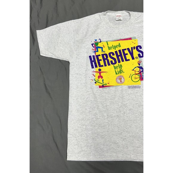 Vintage 90's Hershey's Children's Miracle Network Single Stitch T-Shirt Size XL - Picture 2 of 12